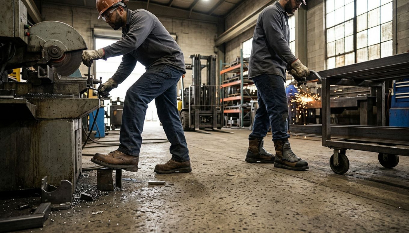 Protéger ses pieds au travail : Solutions pour les secteurs industriels